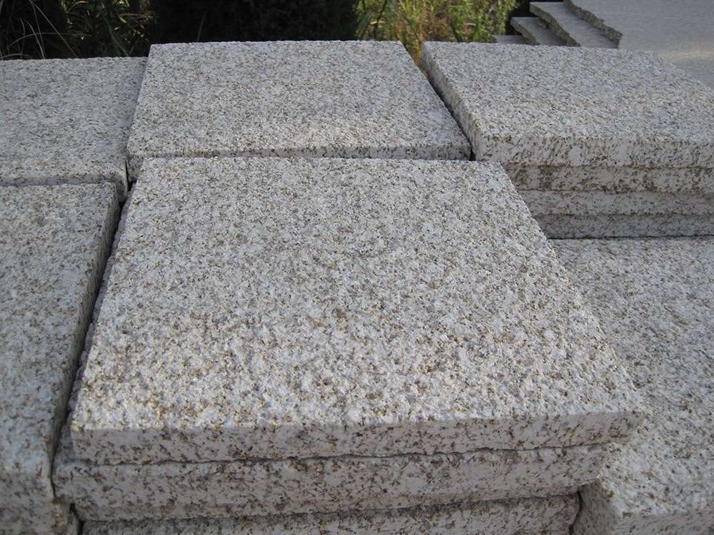 秒杀无锡黄金麻花岗岩石材广场砖,火烧面,荔枝面,室外广场铺地