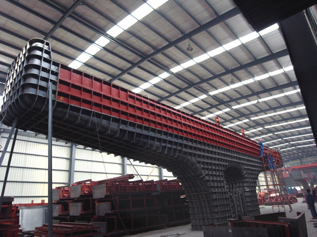 二环路桥墩模板(厂内拼装)06