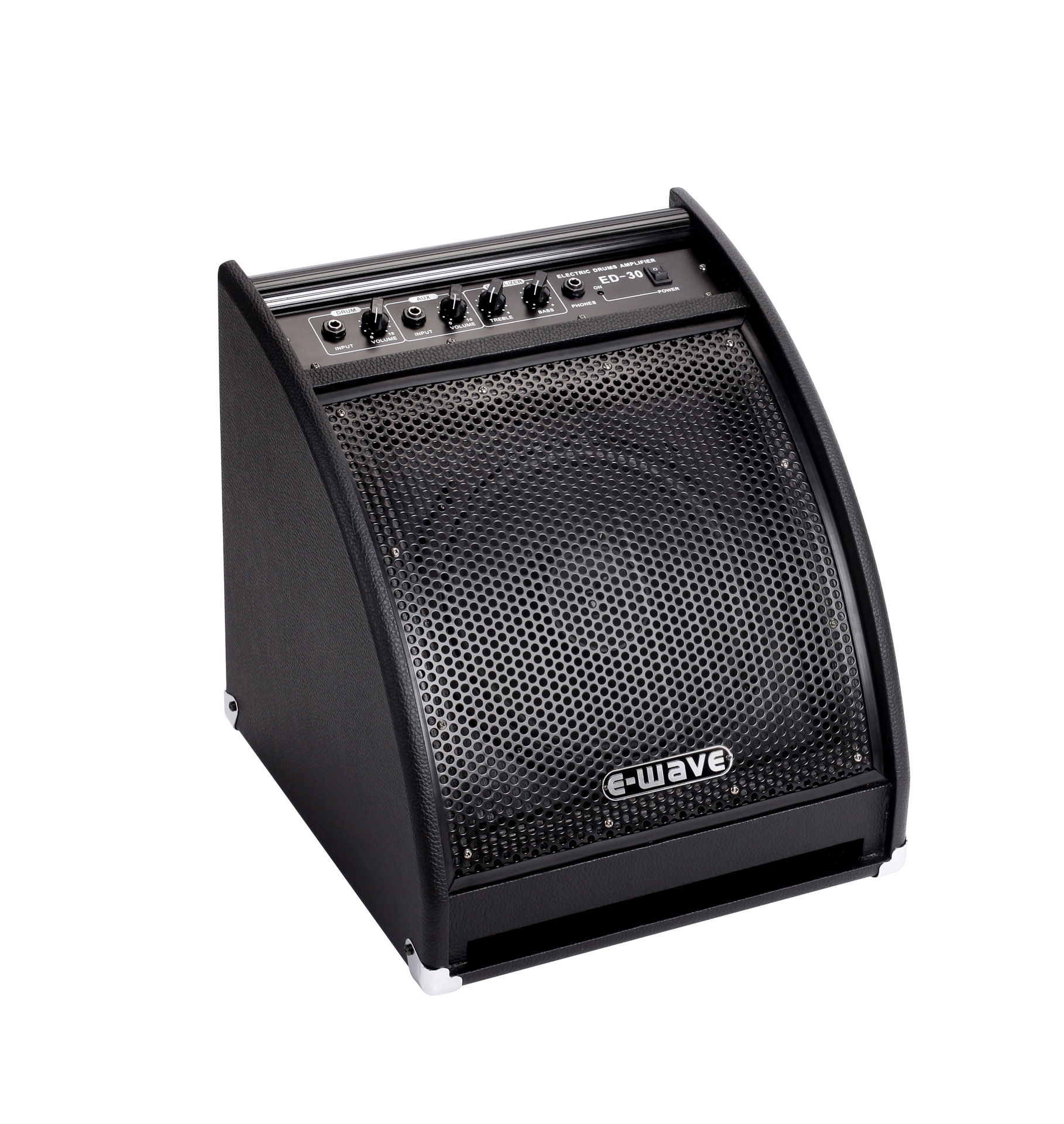 e-wave 30w 同轴(10寸)单元 电子鼓监听音箱 二路输入可接伴凑