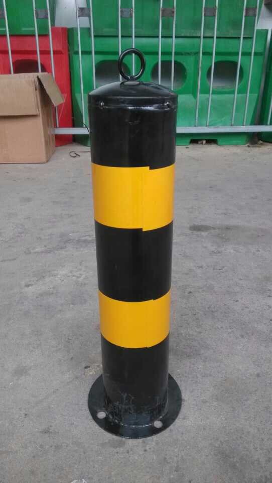 优质钢管防撞柱h50cm警示柱分道柱