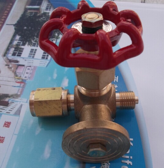 压力表根部阀,进口压力表三通根部阀,三通铜针型阀,三通考克