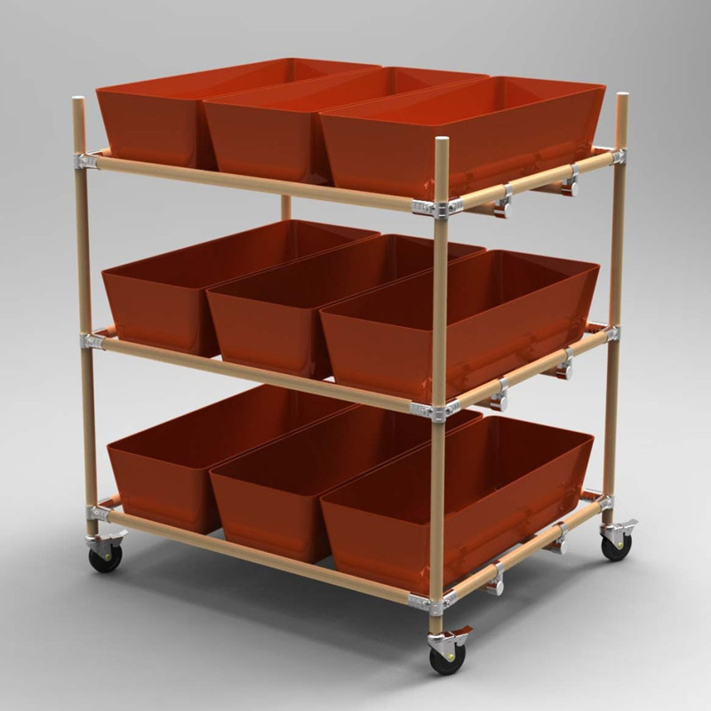 定做物流仓库移动电商 淘宝第三方仓库专用拣货车 分拣车