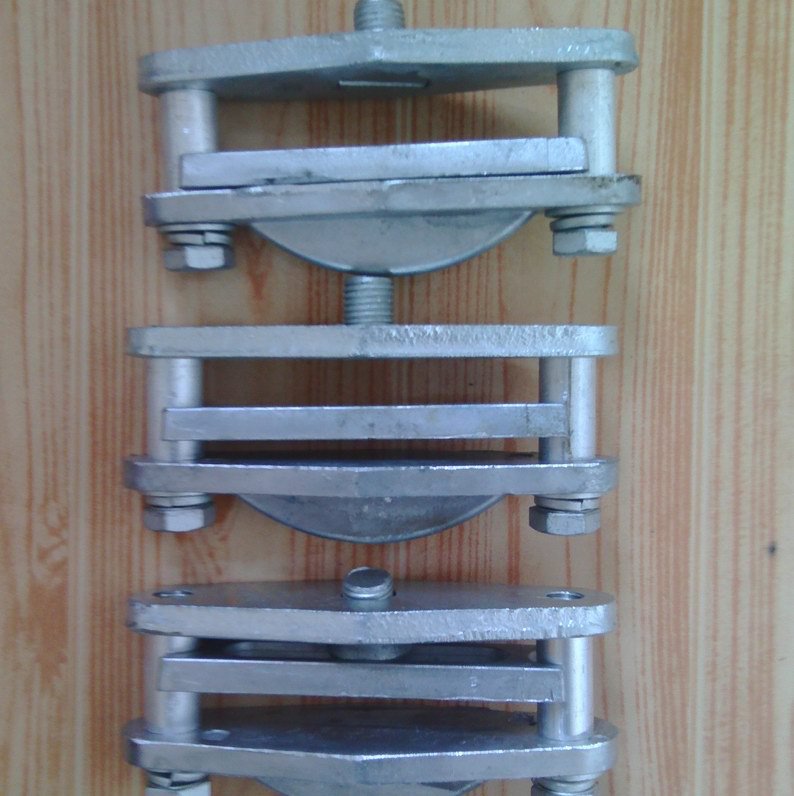 供应电力金具mnp户外二片矩形母线固定金具平放式