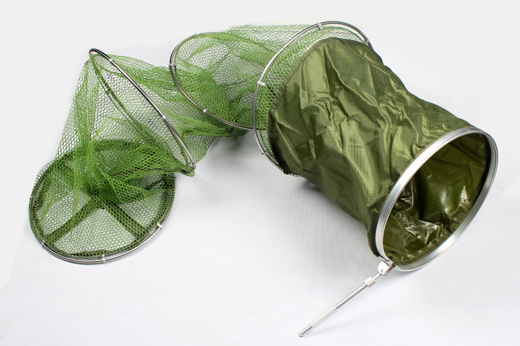 威龙渔具包胶防刮台钓鱼护 带钢圈1.5米直径30厘米渔网 钓鱼用品