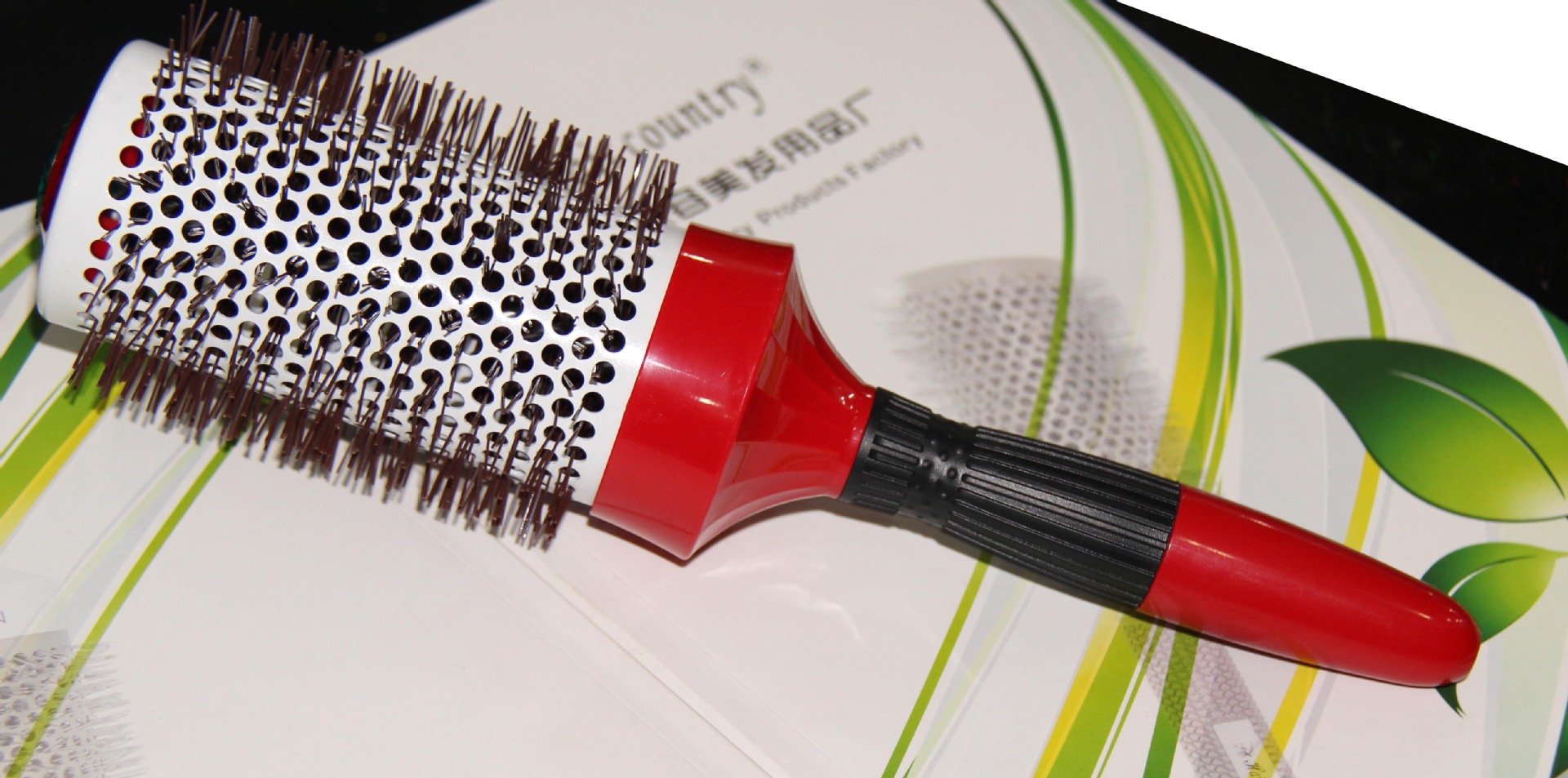 韩国7系列滚梳 美发陶瓷滚梳 卷发梳 耐高温圆滚梳 负离子空气梳