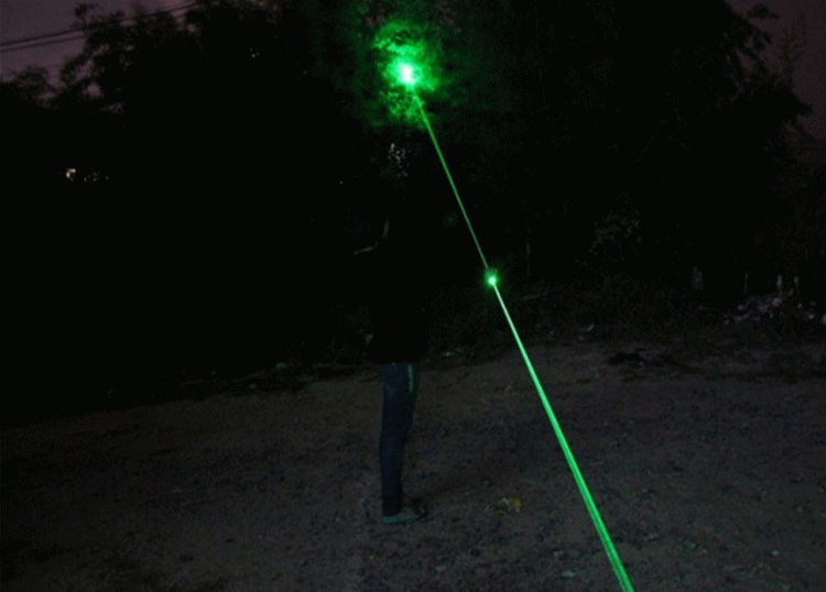 细光 绿光xpl-809手持双头激光器1手电双头激光剑激光