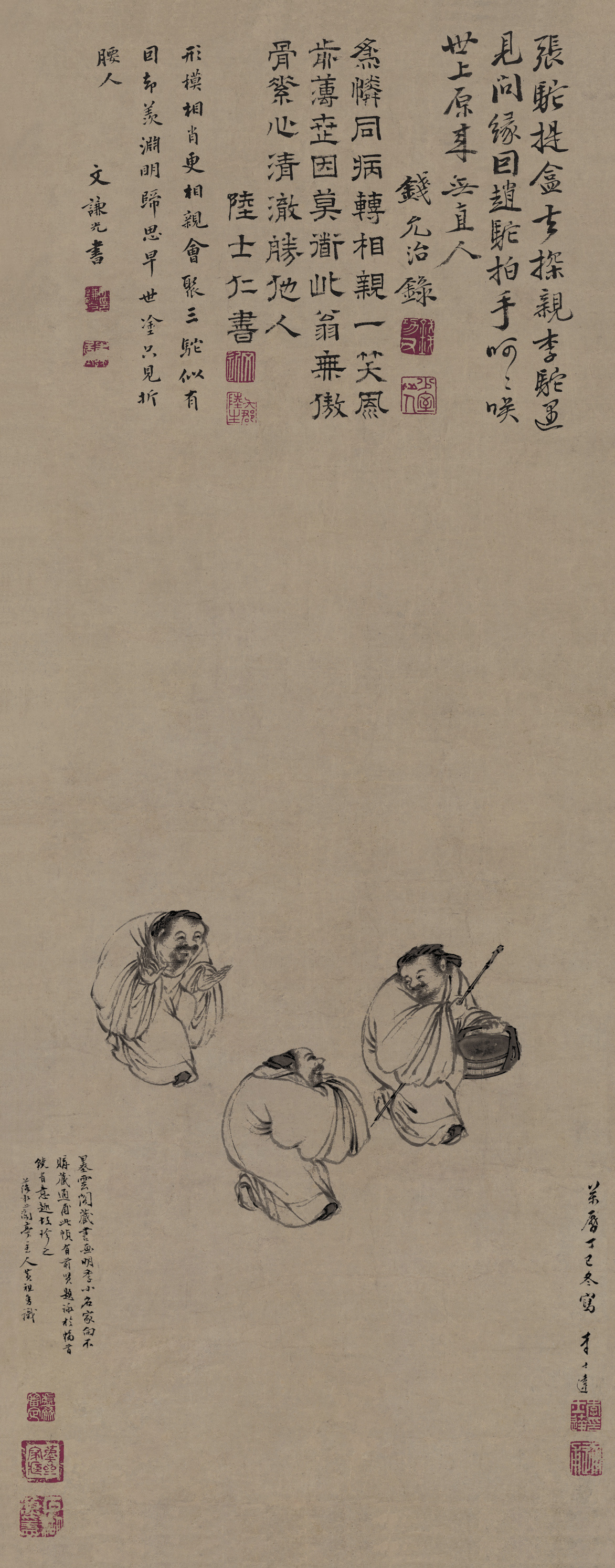 《三驼图》中国历代书画珍品 酒店会所装饰 文化礼品