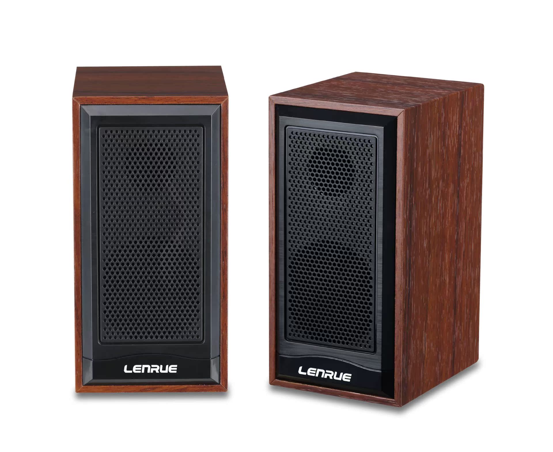 蓝悦v2200全木质usb2.0移动性多媒体有源音箱