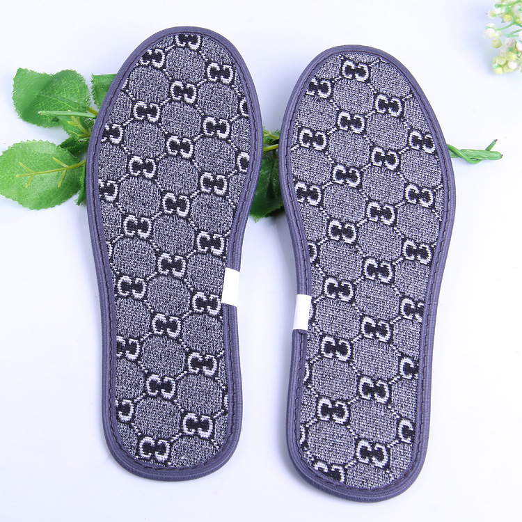 厂家批发 好喜刷 除臭王鞋垫 提花亚麻鞋垫