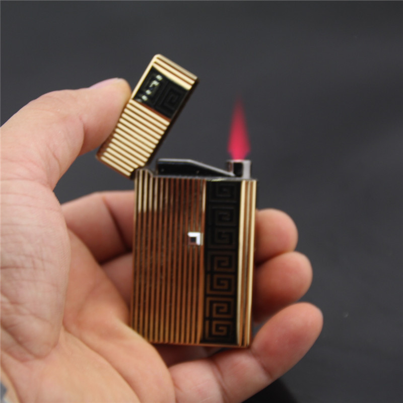 金属电子感应防风打火机 工厂直销 烟具批发 cl-652蛇影