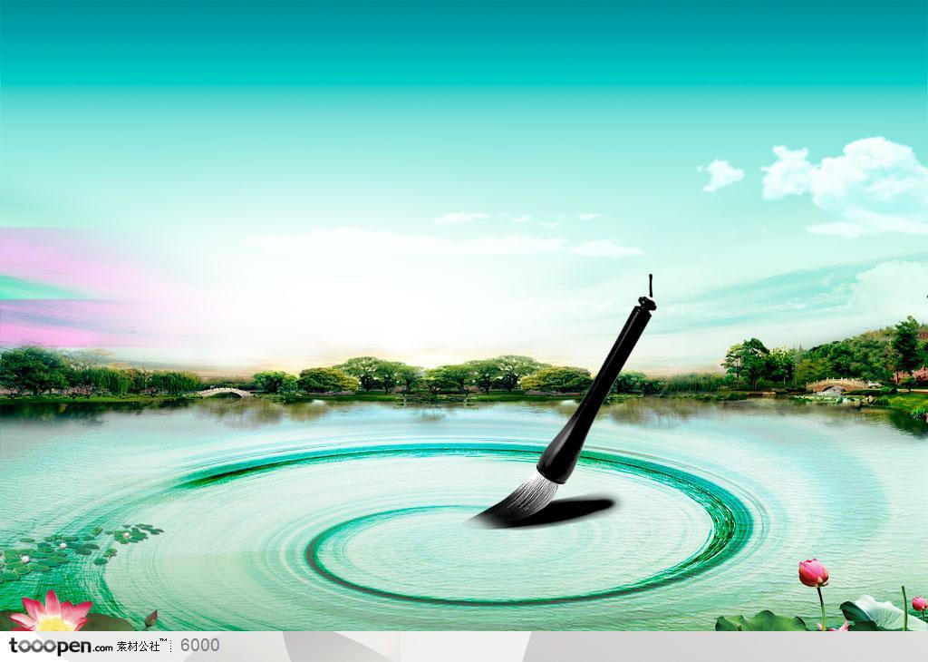 老胡开文文房四宝特制胡开文4两青墨墨条墨块墨锭国画毛笔书