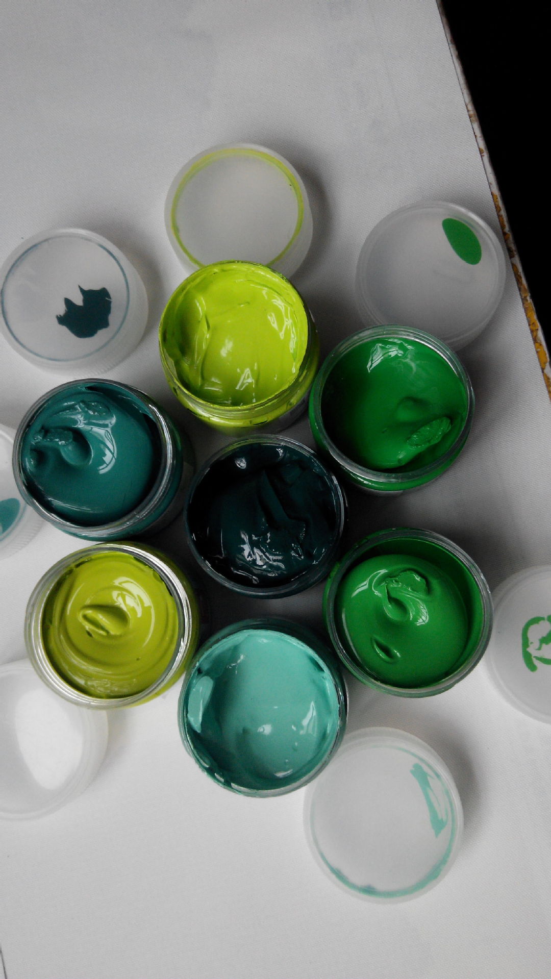 100ml罐装水粉画学生美术考试专用水粉颜料 60色广告墙报专用颜料