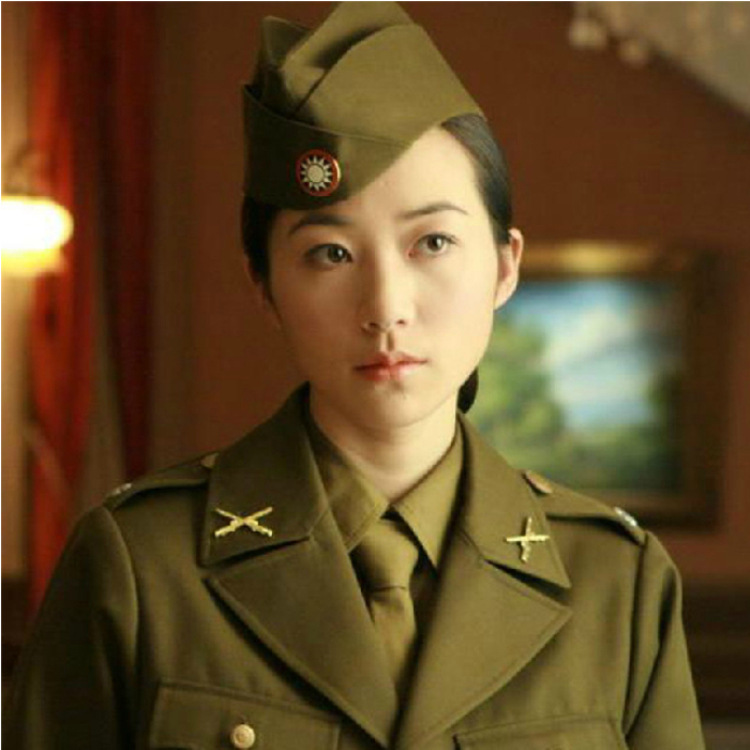 戎装缘 国军女兵服美式国民革命党制服 民国军装演出服装舞台装绿
