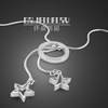 new pattern Best Sellers European style Simplicity star Moon Necklace have more cash than can be accounted for the republic of korea Sweet fashion lady sweater chain