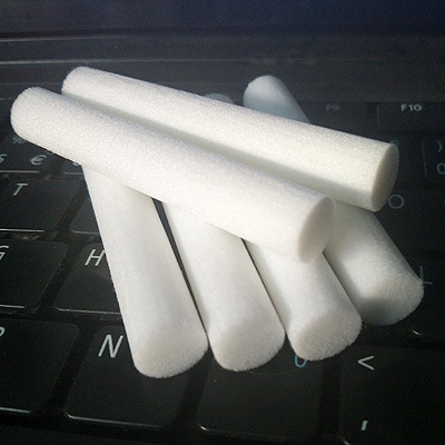 余姚厂家加湿器过滤棉高效水过滤涤纶纤维海棉棒香水棉芯10*70mm