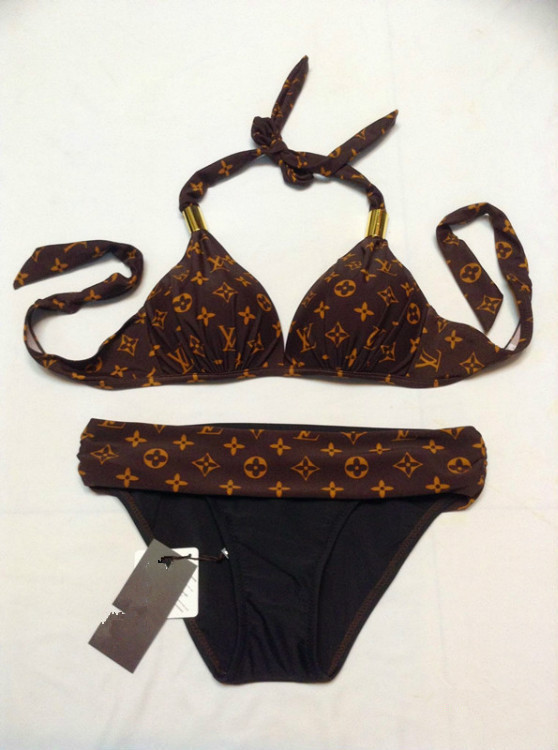 外贸批发欧美泳装 英文字母品牌泳衣bikini 温泉比基尼