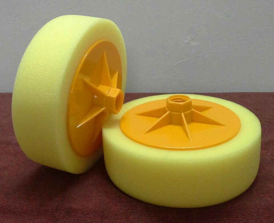 厂家批发 汽车漆面抛光球 海绵抛光轮 进口棉 50厚