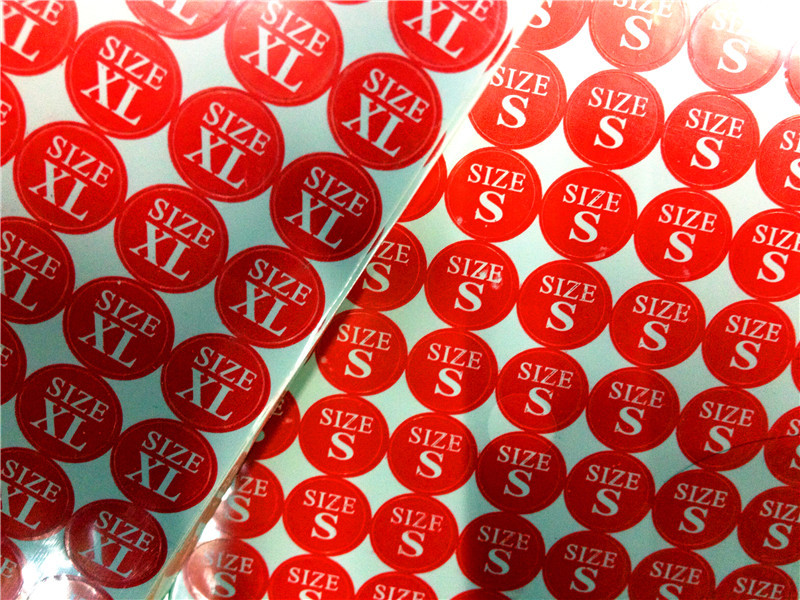 另有红色圆形数字号码不干胶贴纸出售.