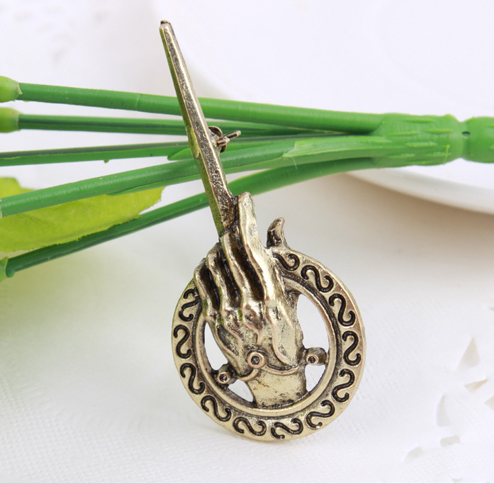 yy250 冰与火之歌 权力的游戏 正版电影周边 国王之手胸章胸针