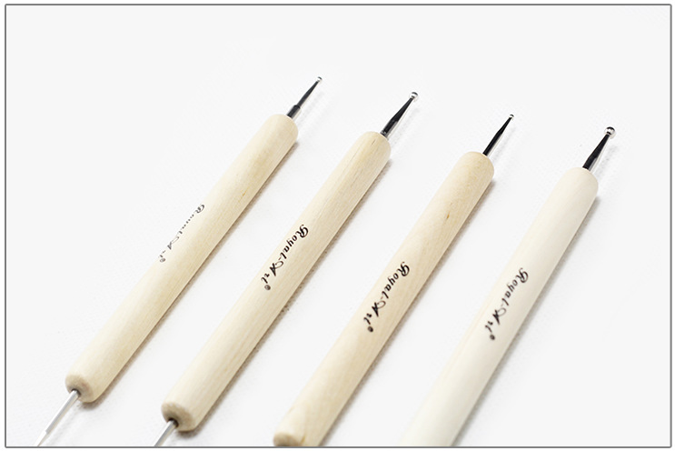 皇家艺术工具 4支压痕笔 diy雕塑工具 陶泥工具
