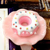 樹脂甜甜圈面包蛋糕配件 DIY手工材料 兒童頭飾發飾樹脂飾品配件
