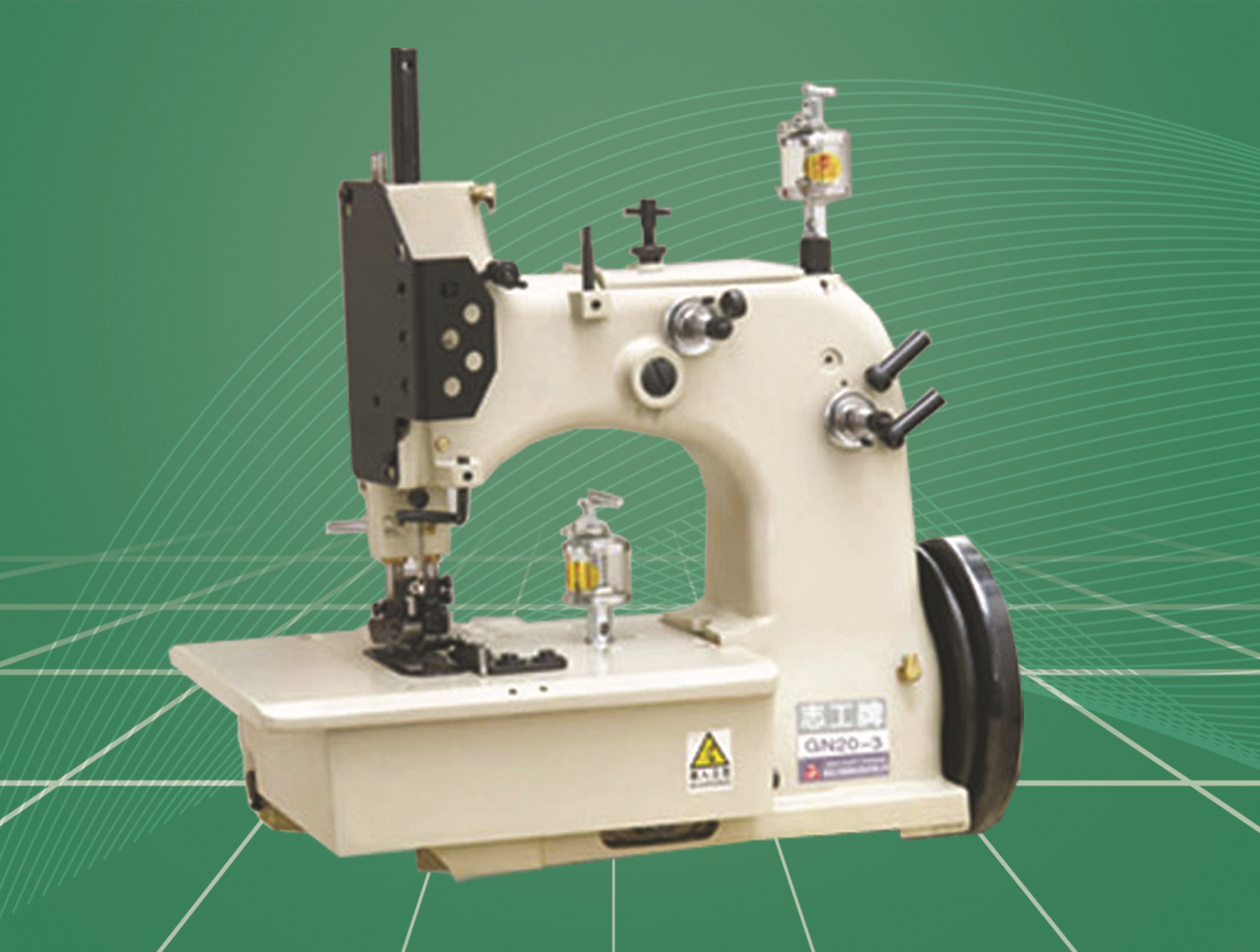 集装袋单针包边锁边包装缝纫机gn203厚料集装袋专用工业缝纫机
