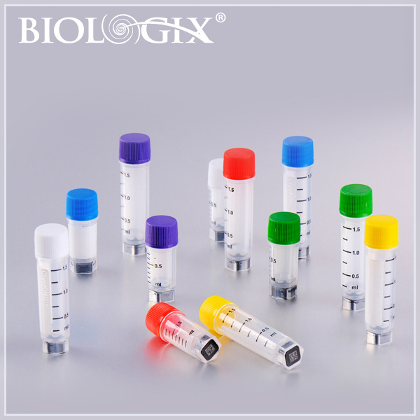 CryoVials with pre-set 2D Barc