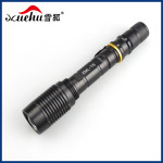 厂家批发T6强光手电筒CREE Q5-XPE伸缩调焦手电三档led手电筒套装