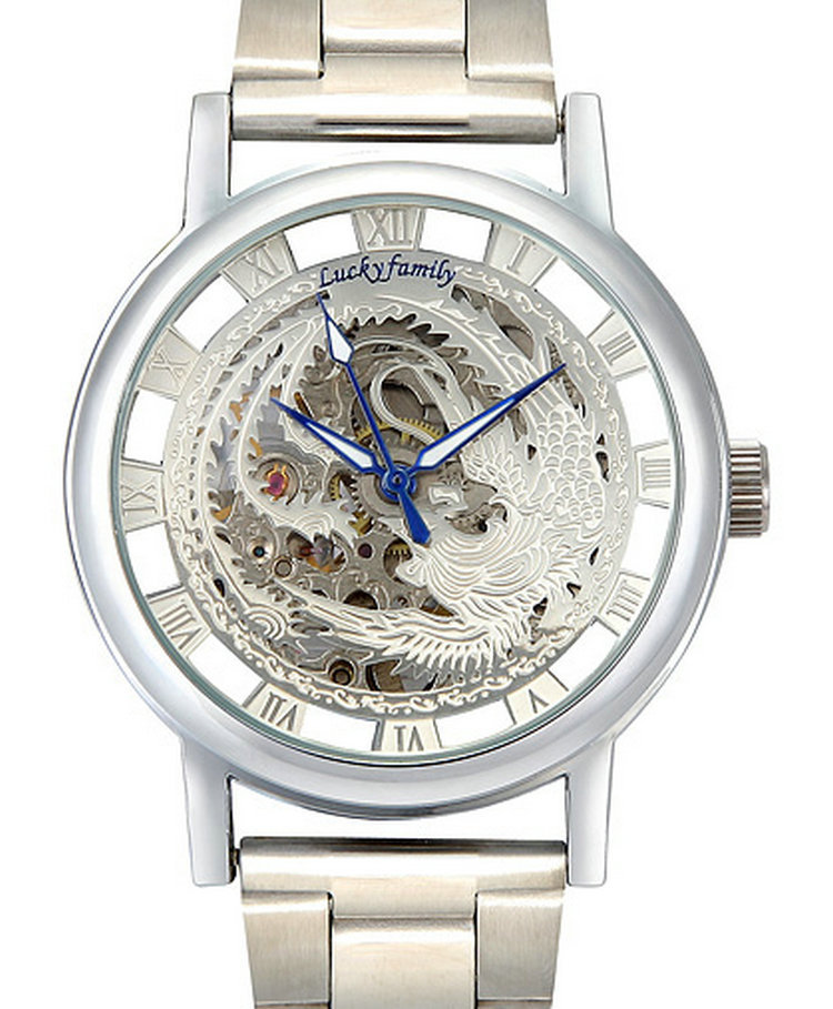 一代手动手表龙凤机械表