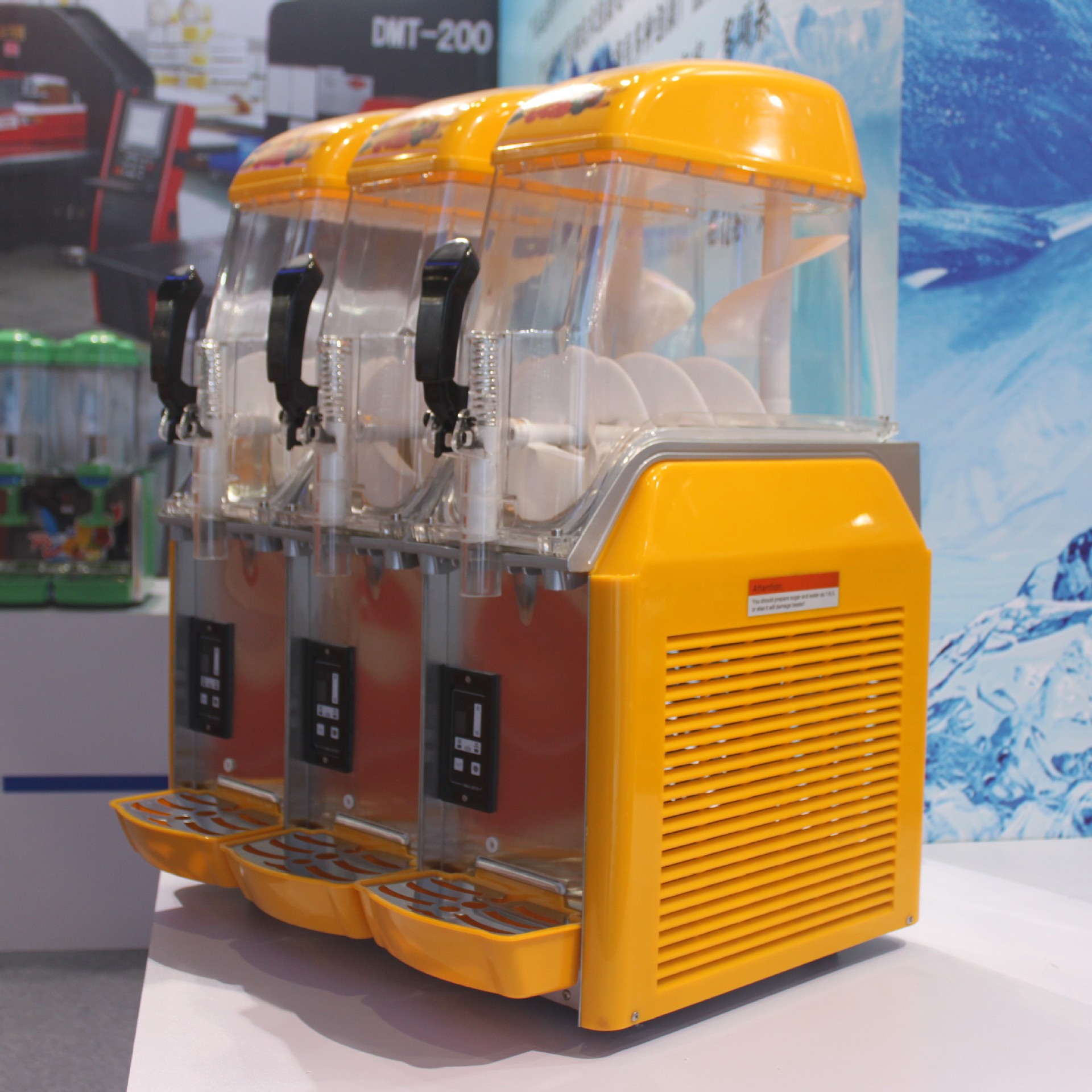 冰之乐出口意大利雪泥机 三缸雪融机 正品保证 武汉雪泥机雪融机