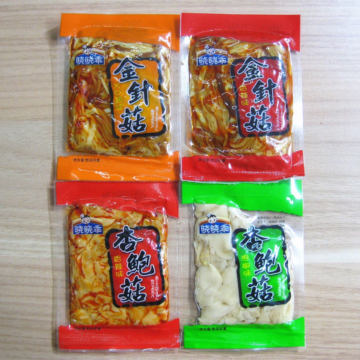 四川特产酱菜零食 金大洲香辣金针菇 独立小包装散称 2斤/袋