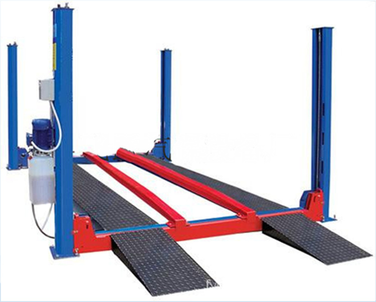 汽修厂四柱汽车升降机举升机 大型液压二次举升大马力