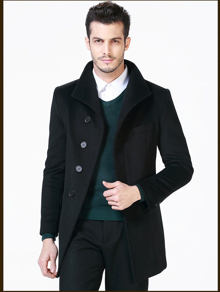 上海瑞派服饰有限公司 供应信息 男式风衣 男呢大衣毛呢外套羊绒呢子