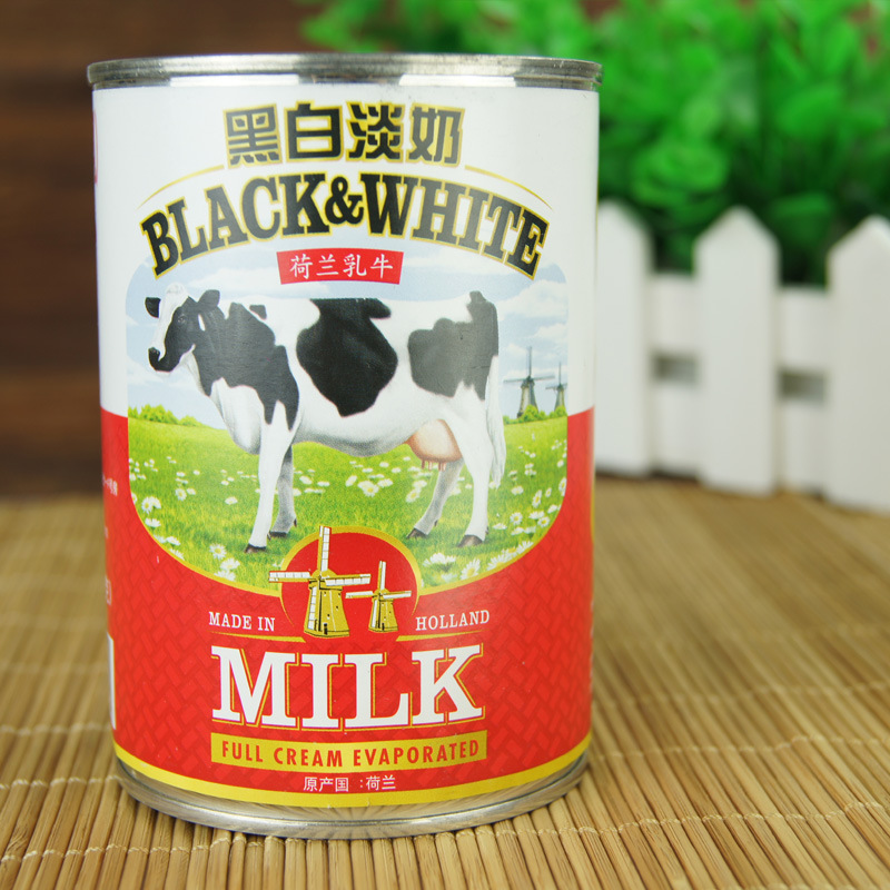 进口荷兰全脂黑白淡奶 黑白奶茶410g原装 - 中国食品饮料批发交易网