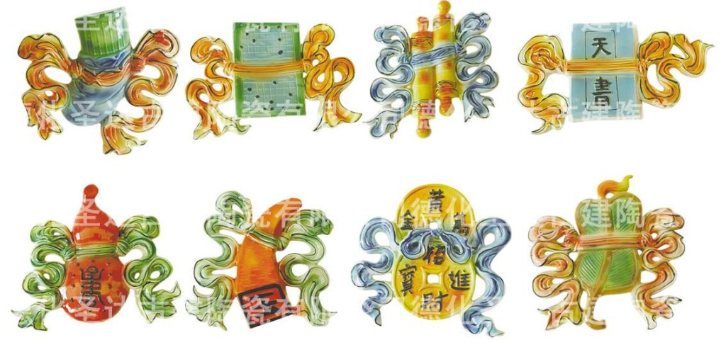 八宝 寺庙古建陶瓷 圣达古建 琉璃瓦 陶瓷配件 祖祠陶瓷配件