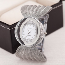 欧美时尚网带手表 速卖通镶钻合金时装表 女士手表配饰表厂家批发