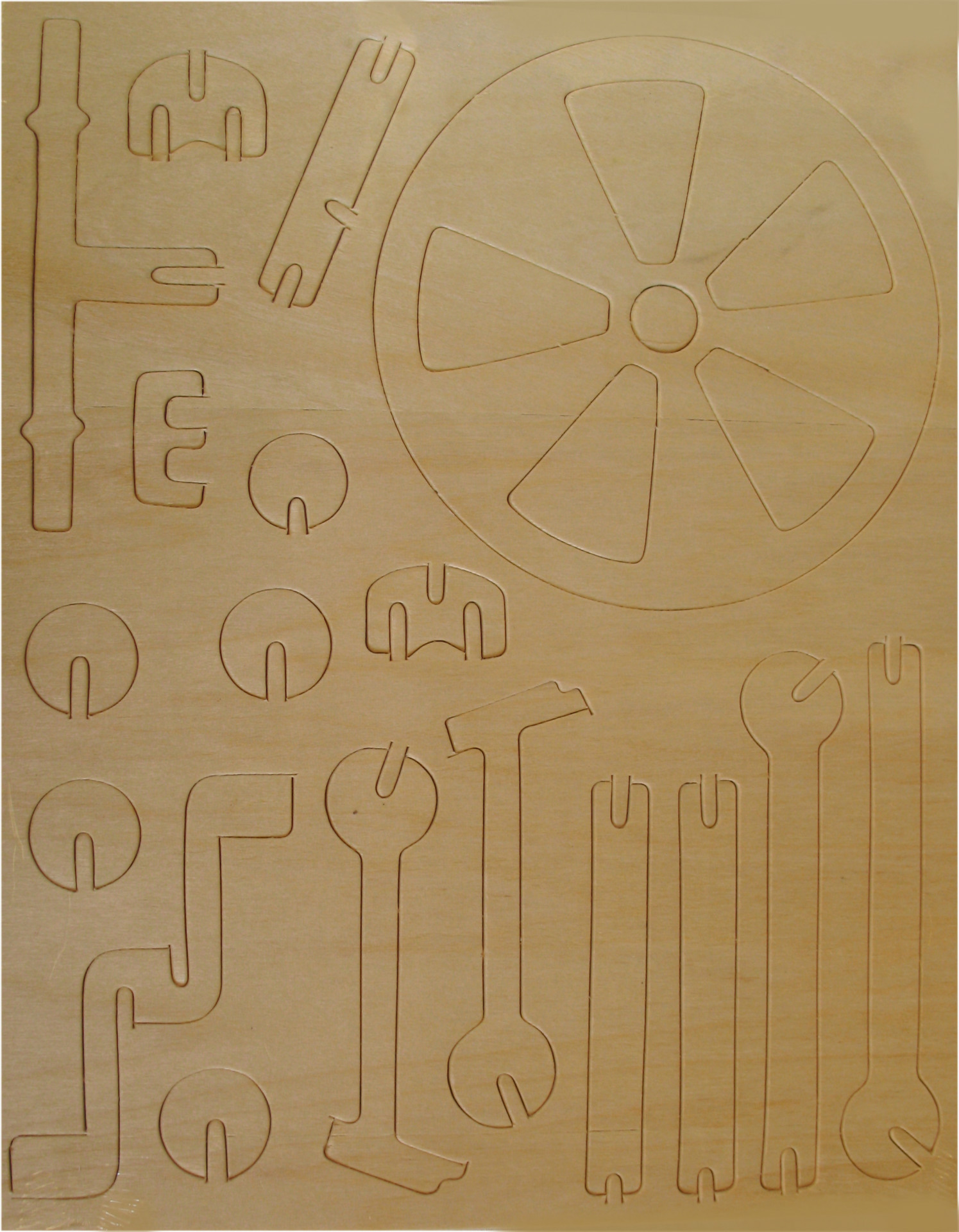 彩色小战斗机立体拼装 跑江湖热销货源批发益智科教拼图拼板玩具