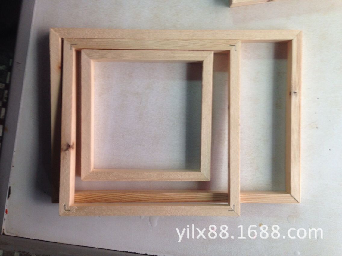 厂家直销 深圳杉木实木画框 油画木方框diy油画框 可定做规格