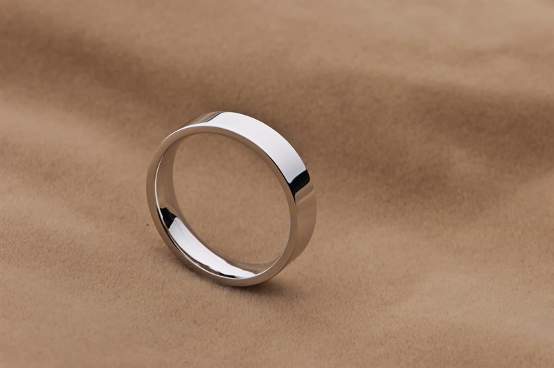 电镀白金戒指电镀pt戒指电镀铂金戒指 镀白金戒指 金银铜戒指定制
