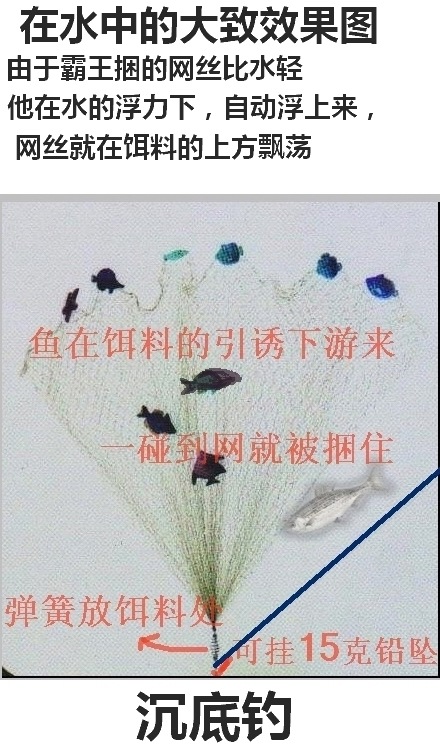 浮钓底钓钓鱼霸王捆爆炸钩渔具钓具垂钓用品