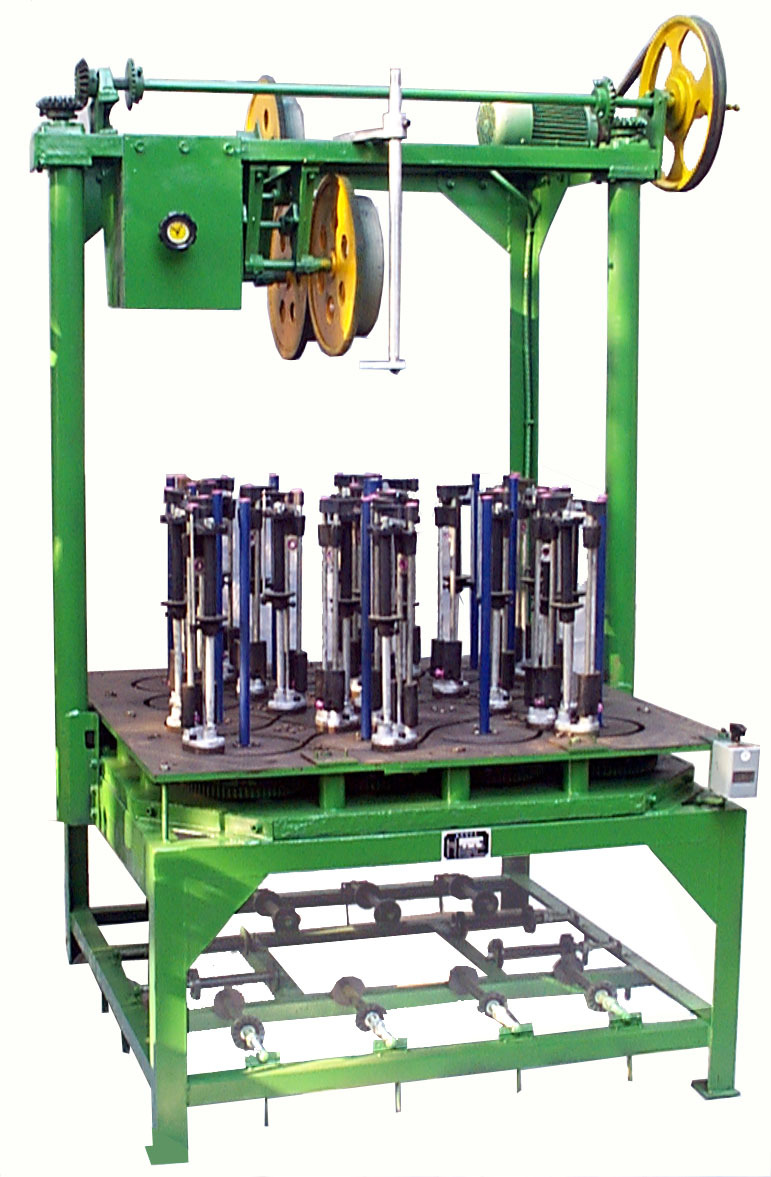 立式24锭编织机