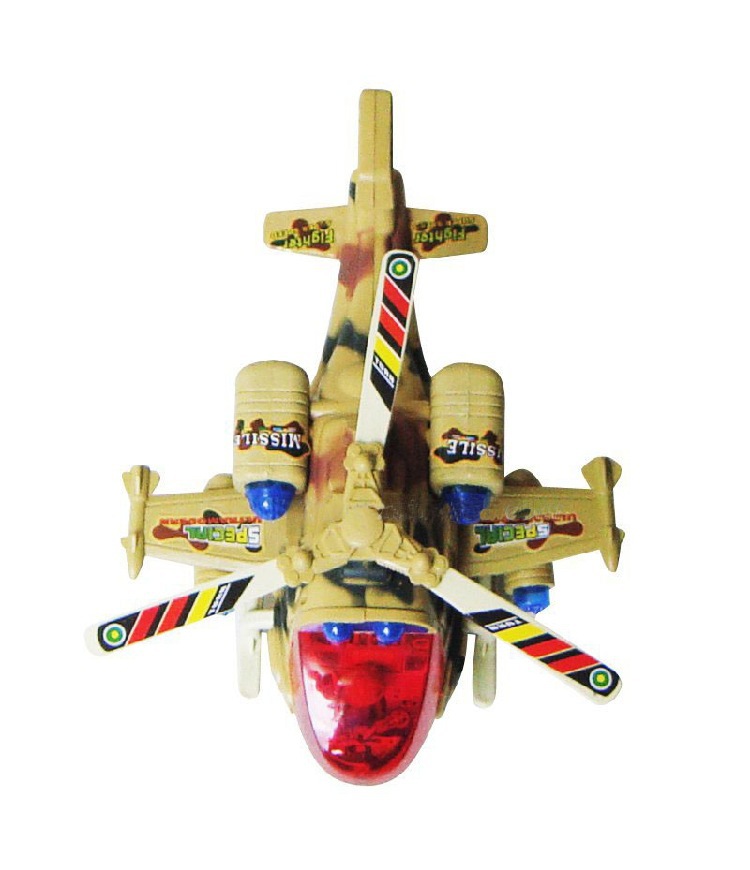 【批发】新款电动万向闪光飞机模型 音乐发光儿童电动玩具