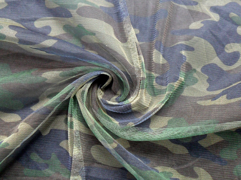 厂家直销-涤纶40d30a网布印花军用迷彩图案 伪装网布 迷彩网布