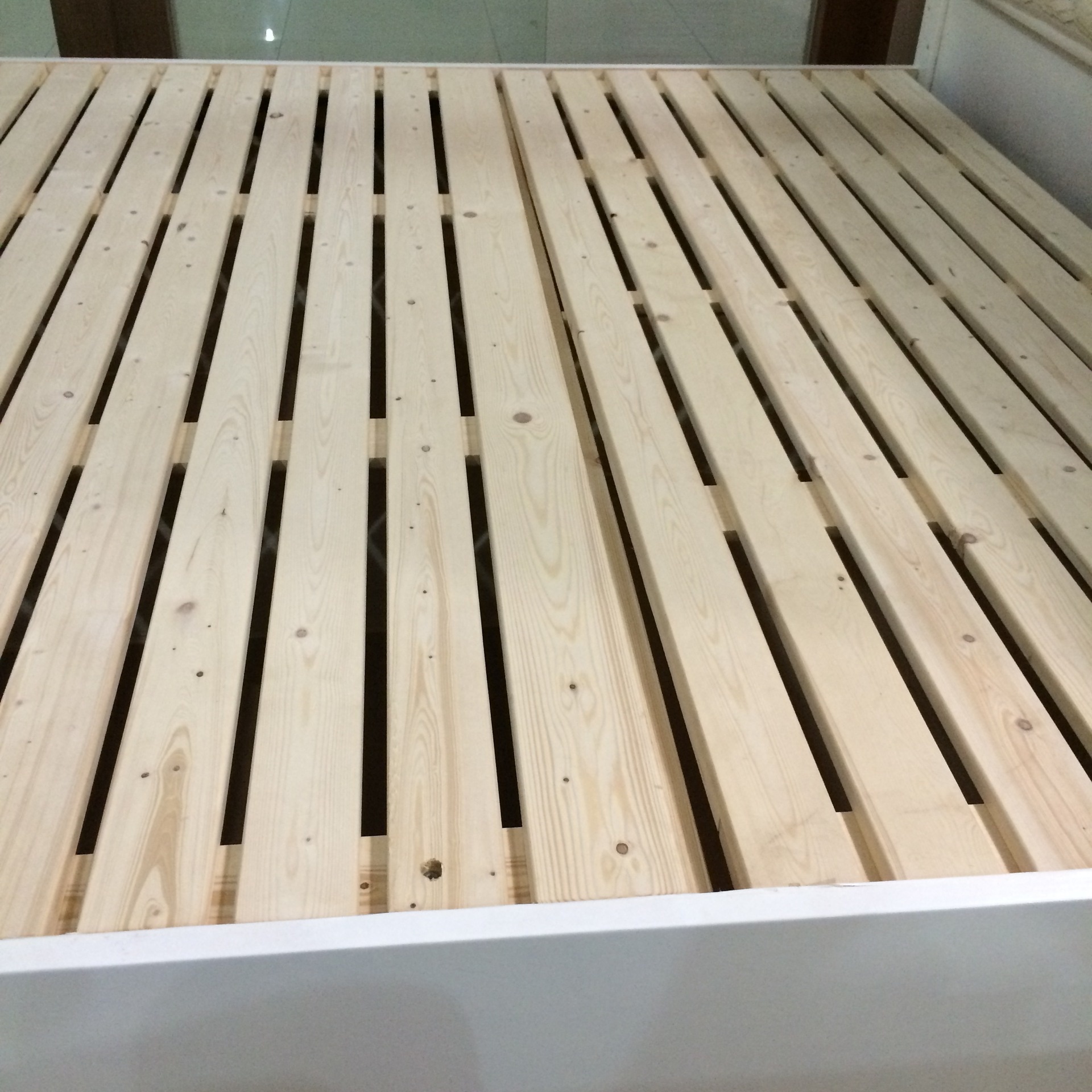 现代双人实木简约床 橡木床1.8米实木特