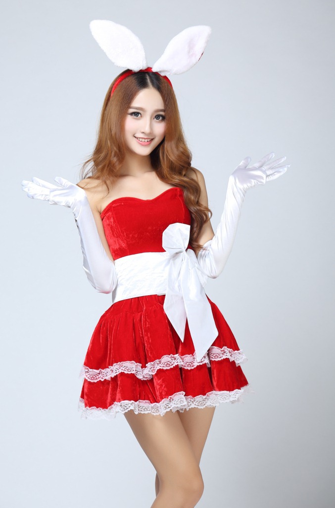 力德批发 情趣内衣游戏制服兔子装兔女郎摄影服圣诞节表演服