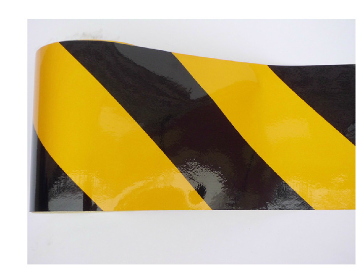 50公分黄黑反光膜 反光贴纸 加宽反光胶带 警示胶带