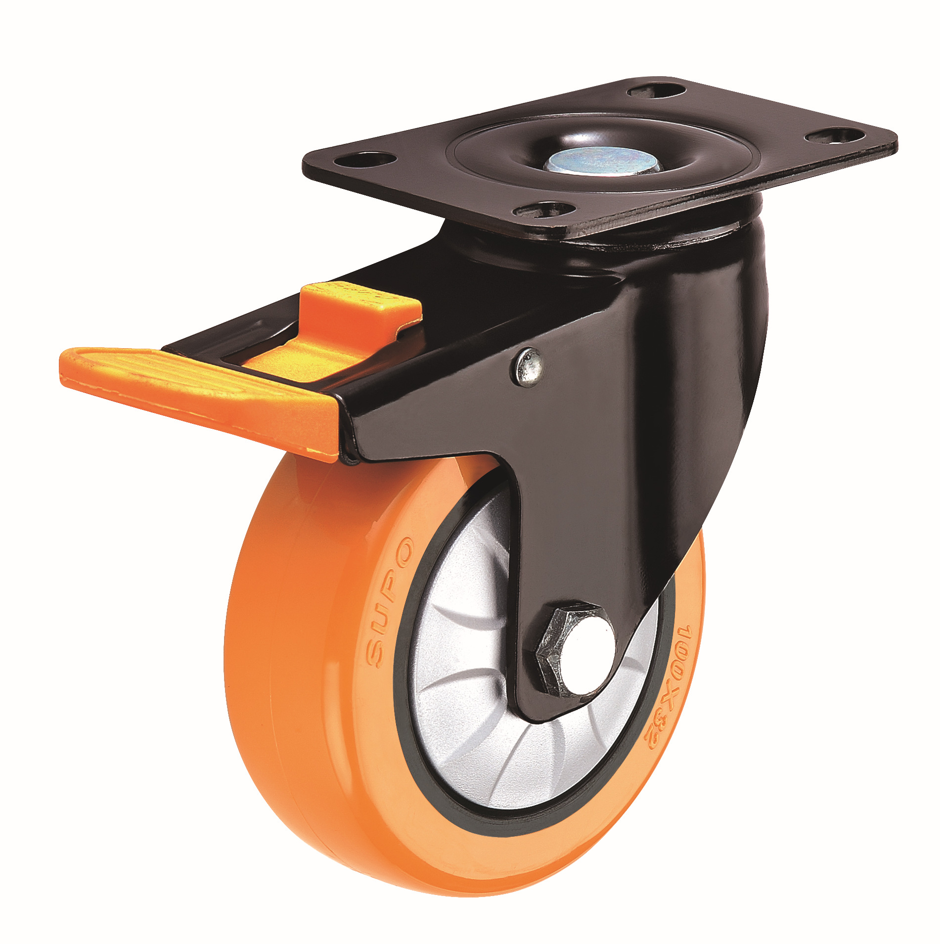 向荣脚轮 万向轮 聚氨脂pu轮 双轴承脚轮 广州设备脚轮