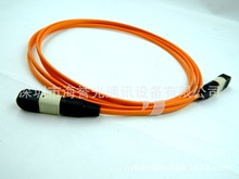 厂家直销MPO-MPO光纤跳线 12芯多模带状 2米 光纤跳线