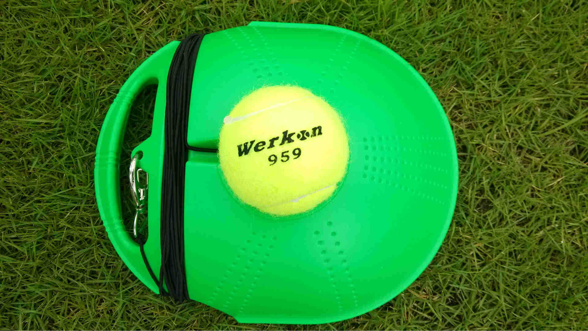 单人网球训练器含球 网球训练底座 球座 网球练习器 网球厂家直销