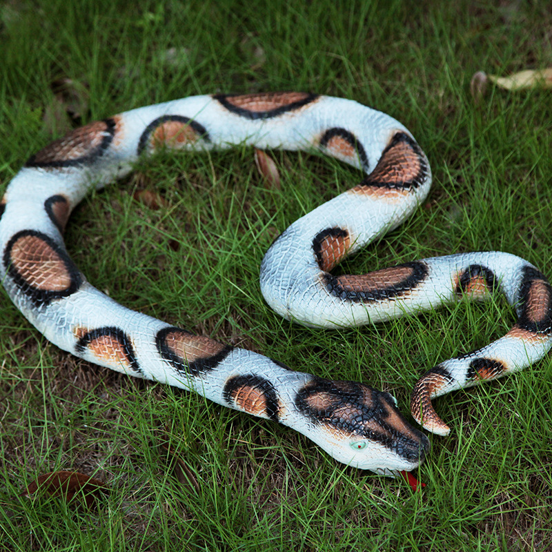 万圣节鬼屋吓人装饰道具 恐怖整人玩具仿真蛇 超大蟒蛇1030g